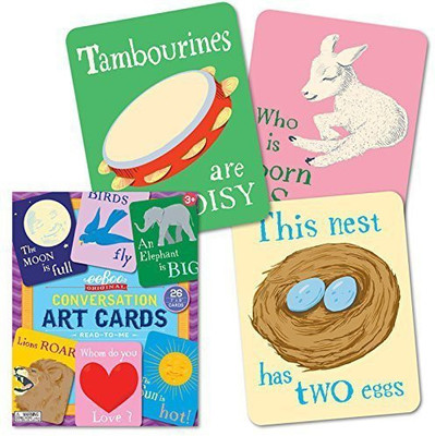 

eeBoo Read To Me Conversation Art Flash Cards(Multicolor)