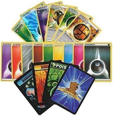 

GoldenGroundhog Card Lot All Energy Basic Energy Golden Groundhog Token Counters(Multicolor)