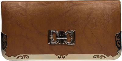 

Bizarre Vogue Party Tan Clutch