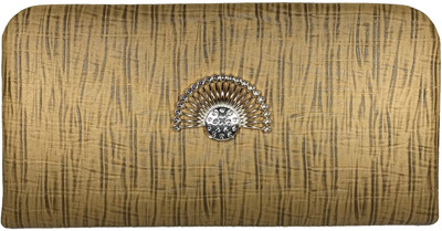 

Bizarre Vogue Party Khaki Clutch