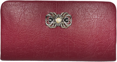 

Bizarre Vogue Party Maroon Clutch