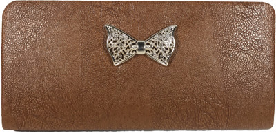 

Bizarre Vogue Party Tan Clutch