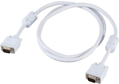 

NeroEdge Male To Male 15 Pin VGA Cable(Mobile, Laptop, Tablet, Mp3, Gaming Device, White)