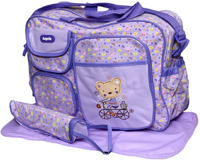 

Offspring Multi Utility Nursery Outing Mama Shoulder Diaper Bag(Purple)