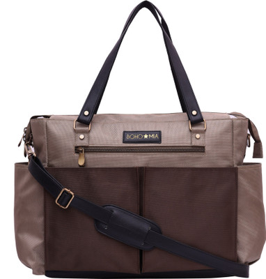 

Bohomia Large Tote Diaper/Mother/Baby Multipurpose Bag In Beige and Brown Diaper Bag(Beige, Brown)