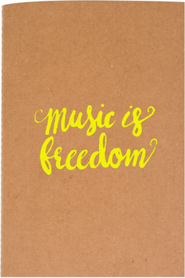 

The Crazy Me A5 Diary(Music is Freedom Brown, Brown)