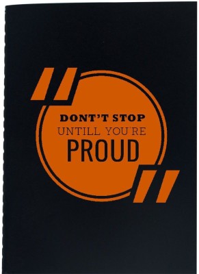 

The Crazy Me A6 Diary(Don't stop Until you're Proud Black, Black)