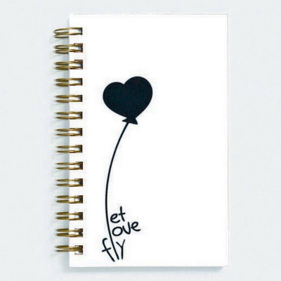 

Unique Indian Crafts A5 Diary(Let Love Fly, Multicolor)