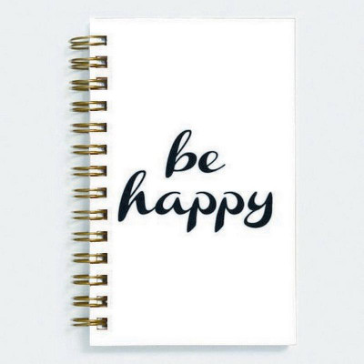 

Unique Indian Crafts A5 Diary(Be Happy, Multicolor)