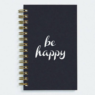 

Unique Indian Crafts A5 Diary(Be Happy, Multicolor)