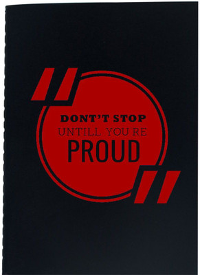 

The Crazy Me A6 Diary(Don't stop Until you're Proud Black, Black)