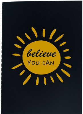 

The Crazy Me A6 Diary(Believe You can Yellow & Black, Black)