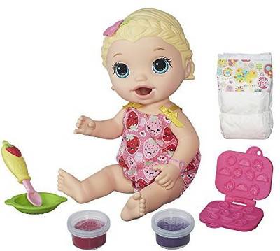 

Baby Alive Super Snacks Snackin' Lily Blonde(Multicolor)