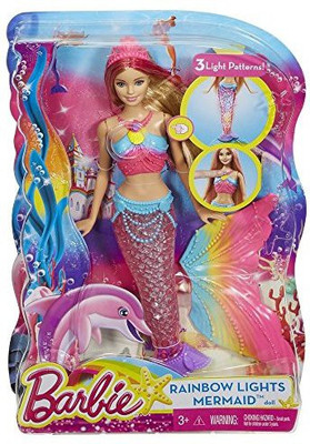 

Barbie Rainbow Lights Mermaid Doll(Multicolor)