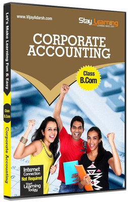 

StayLearning Corporate Accounting for B.Com (Prog) Video Lectures in DVD by StayLearning (Language - Hindi & English Mixed)(DVD)