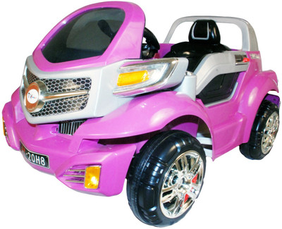 

Toyhouse Smart Rechargeable Car Battery Operated Ride On(Pink), Multicolor