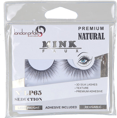 

LONDON PRIDE COSMETICS FAUX MINK SEDUCTION EYELASH NATURAL(Pack of 1)
