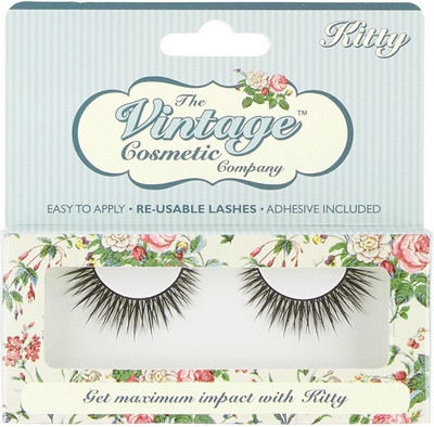 

Vintage Cosmetic Natural Lashes - Kitty(Pack of 1)