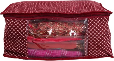 Bulbul saree cover polkadots polkadots1pc(Red)