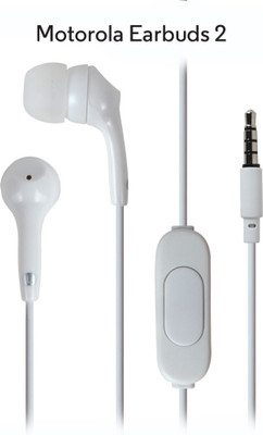 

Motorola Earbuds 2 Headset with Mic(White, In the Ear)