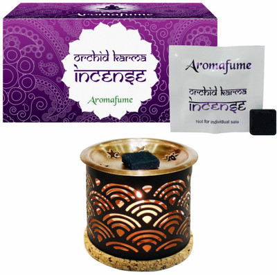 

Aromafume Orchid Karma Incense (Small) & Rainbow Exotic Incense Diffuser Fresh Agarbattis(8 Units)