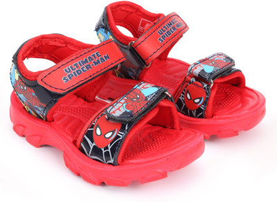 

Spiderman Boys Velcro Sports Sandals(Red