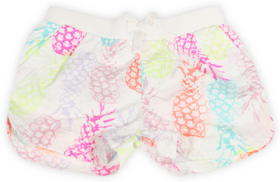

The Children's Place Short For Girl's Casual Printed Cotton(White, Pack of 1, 1128
