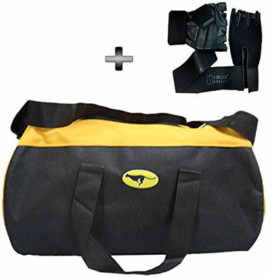 

5 O'Clock Sports Gym Bag and Gym Gloves Combo Pack For Men|Women A Must Have Gym Bag Combo Kit For Boy's Girl's Fitness Gym & Fitness Kit