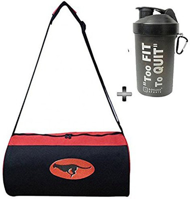 

5 O'Clock Sports Gym Bag and Shaker Bottle Combo Pack For Men|Women A Must Have Gym Bag Combo Kit For Boy's Girl's Fitness Gym & Fitness Kit