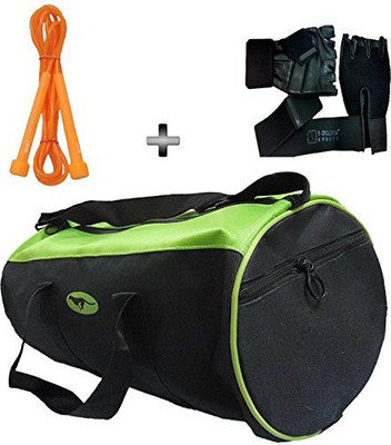 

5 O'Clock Sports Gym Bag , Gym Gloves and Skipping rope Combo Pack For Men|Women A Must Have Gym Bag Combo Kit For Boy's Girl's Fitness Gym & Fitness Kit