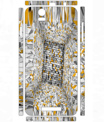 Snooky Lava Iris X1 Mobile Skin(White)