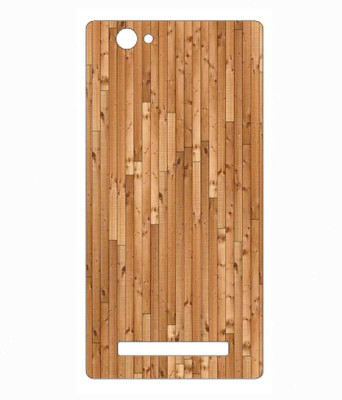 Snooky Lava Iris X 17 Mobile Skin(Brown)