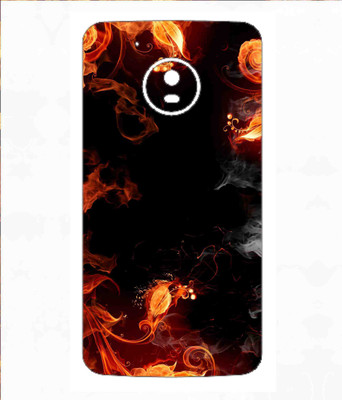 Snooky 44SknMtoG5 Motorola Moto G5 Mobile Skin(Orange)