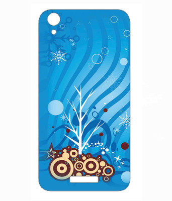 Snooky Lava Iris X1 Atom S Mobile Skin(Blue)
