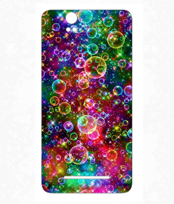 Snooky Lava Iris X1 Grand Mobile Skin(Multicolor)