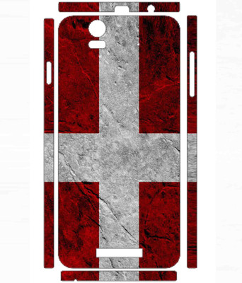 Snooky Lava Iris X1 Mobile Skin(Red)