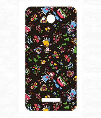 Snooky Panasonic eluga s mini Mobile Skin(Black)