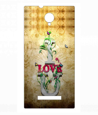 Snooky Panasonic Eluga L Mobile Skin(Brown)