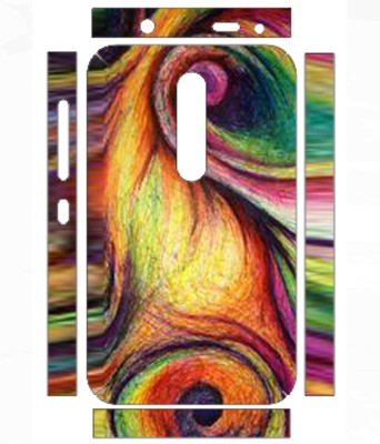 Snooky Nokia Asha 501 Mobile Skin(Multicolor)