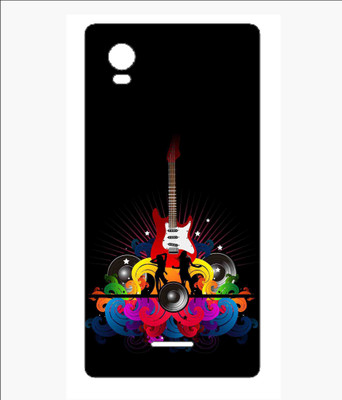 Snooky Intex Aqua Power HD 4G Mobile Skin(Black)