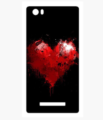 Snooky Lava Iris X10 Mobile Skin(Black)