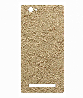 Snooky Lava Iris X 17 Mobile Skin(Brown)