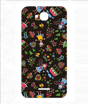 Snooky Intex Aqua i4+ Mobile Skin(Black)