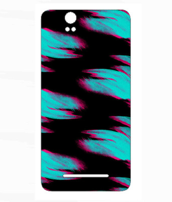 Snooky Lava Iris X1 Grand Mobile Skin(Blue)