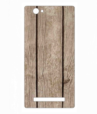 Snooky Lava Iris X 17 Mobile Skin(Brown)