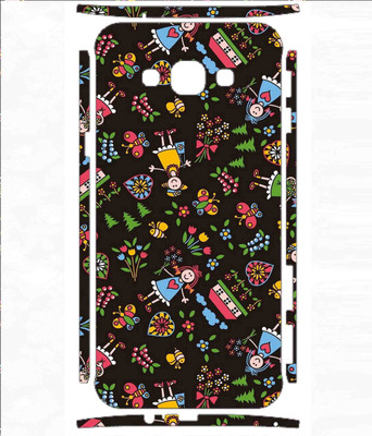 Snooky SAMSUNG Galaxy A8 Mobile Skin(Black)