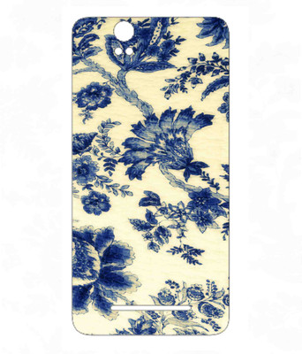 Snooky Lava Iris X1 Grand Mobile Skin(Blue)