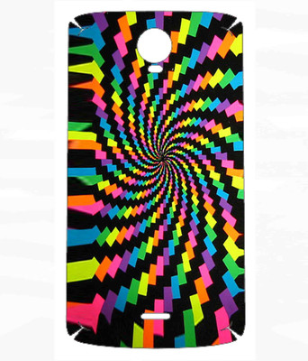 Snooky Intex Aqua i6 Mobile Skin(Black)