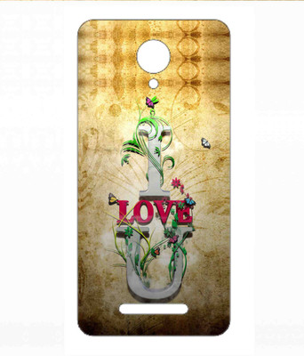 Snooky Lava Iris X1 Selfie Mobile Skin(Brown)