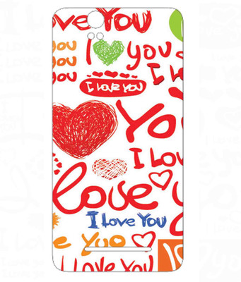 Snooky Lava Iris X1 Grand Mobile Skin(White)